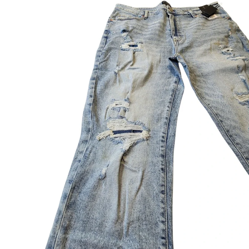 No Boundaries Men's‎ Distressed Slim Fit Denim Jeans Size 38x30
